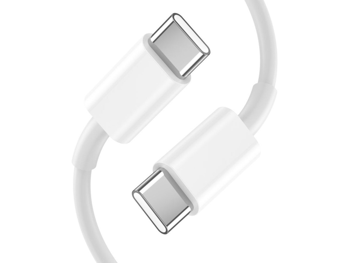 Tech-Protect NCA30 PD 30W QC3.0 USB-A / USB-C Wall Charger + USB-C / USB-C Cable 100cm - White