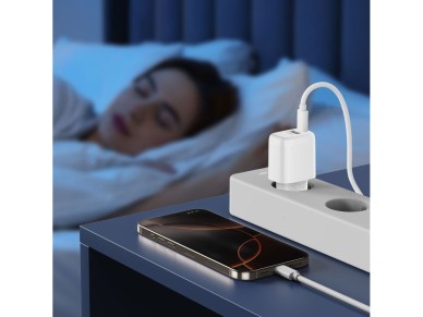 Cargador de pared Tech-Protect NCA30 PD de 30 W QC3.0 USB-A/USB-C + cable USB-C/USB-C de 100 cm - Bl Cargador de pared Tech-Protect NCA30 PD de 30 W QC3.0 USB-A/USB-C + cable USB-C/USB-C de 100 cm - Bl