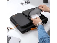 Bolsa Tech-Protect Defender para laptop de 15 a 16 polegadas - Preta e laranja Bolsa Tech-Protect Defender para laptop de 15 a 16 polegadas - Preta e laranja