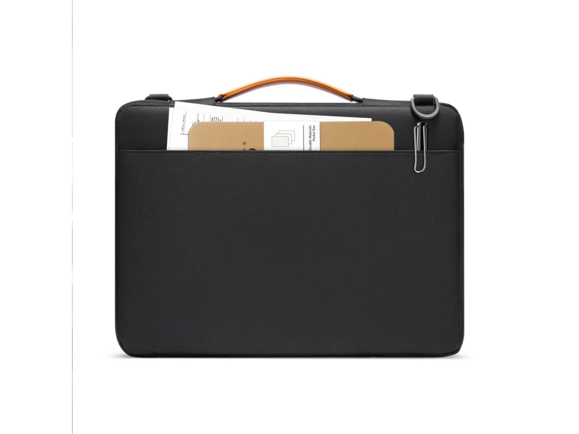 Bolsa Tech-Protect Defender para laptop de 15 a 16 polegadas - Preta e laranja