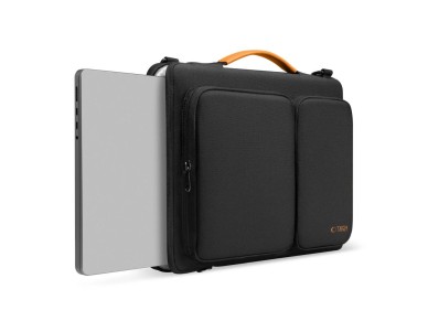 Bolsa Tech-Protect Defender para laptop de 13 a 14 polegadas - preta e laranja Bolsa Tech-Protect Defender para laptop de 13 a 14 polegadas - preta e laranja
