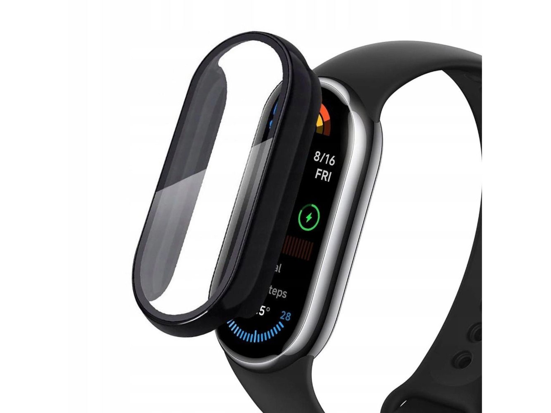 Tech-Protect Defense Case for Xiaomi Smart Band 10 / 10 NFC - Black