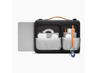 Bolsa Tech-Protect Defender para laptop de 13 a 14 polegadas - preta e laranja Bolsa Tech-Protect Defender para laptop de 13 a 14 polegadas - preta e laranja