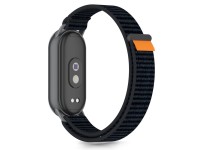 Pulseira Tech-Protect Nylon Pro para Xiaomi Smart Band 8/9/10/NFC - Preta e Laranja Pulseira Tech-Protect Nylon Pro para Xiaomi Smart Band 8/9/10/NFC - Preta e Laranja