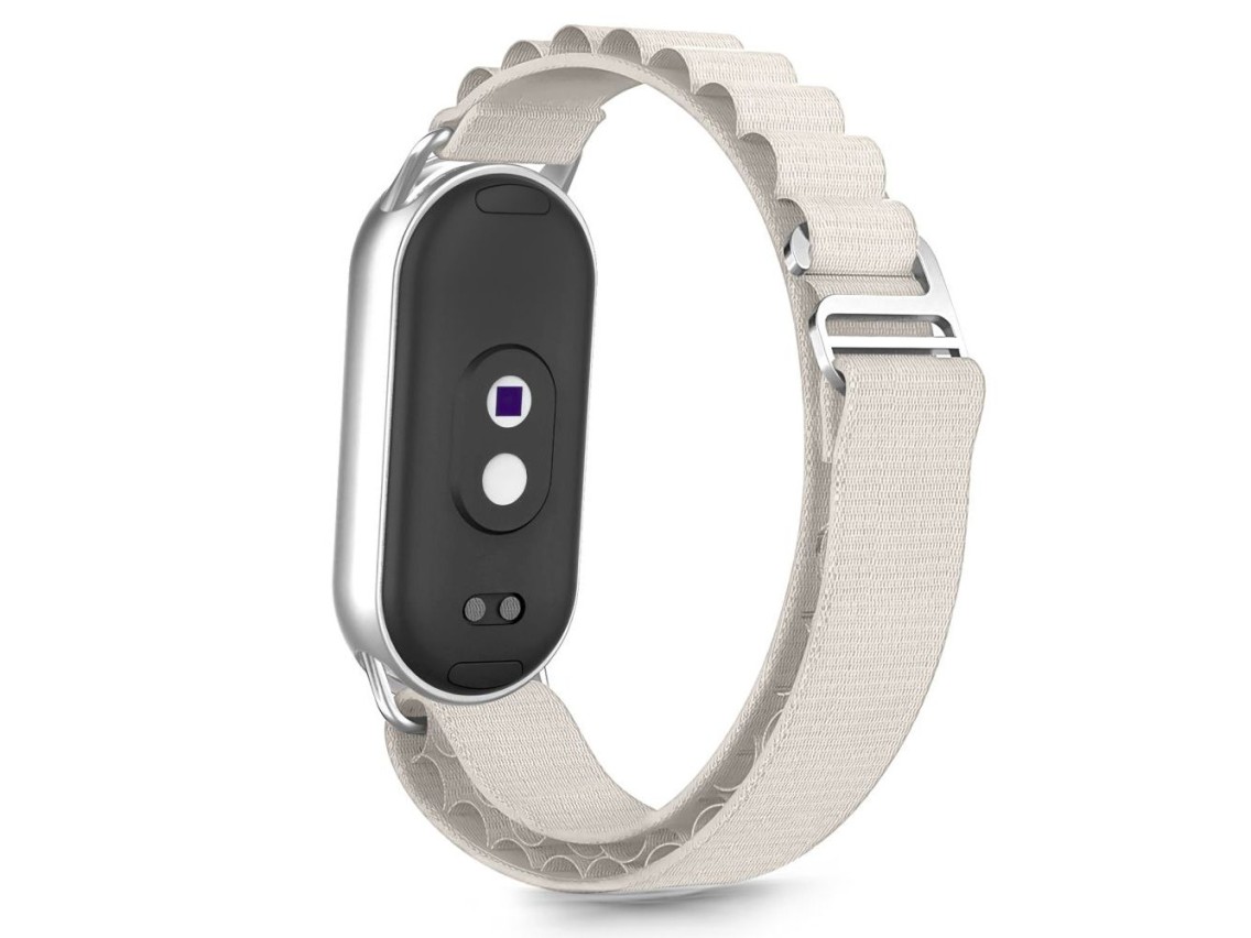 Pulseira Tech-Protect Nylon Pro para Xiaomi Smart Band 8 / 9 / 10 / NFC - Bege