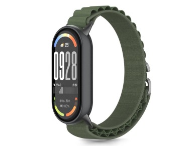 Correa Tech-Protect Nylon Pro para Xiaomi Smart Band 8 / 9 / 10 / NFC - Verde Correa Tech-Protect Nylon Pro para Xiaomi Smart Band 8 / 9 / 10 / NFC - Verde