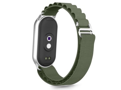 Correa Tech-Protect Nylon Pro para Xiaomi Smart Band 8 / 9 / 10 / NFC - Verde Correa Tech-Protect Nylon Pro para Xiaomi Smart Band 8 / 9 / 10 / NFC - Verde
