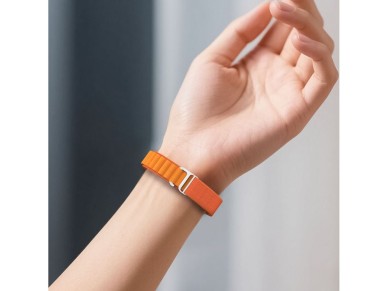 Tech-Protect Nylon Pro Strap for Xiaomi Smart Band 8 / 9 / 10 / NFC - Orange
