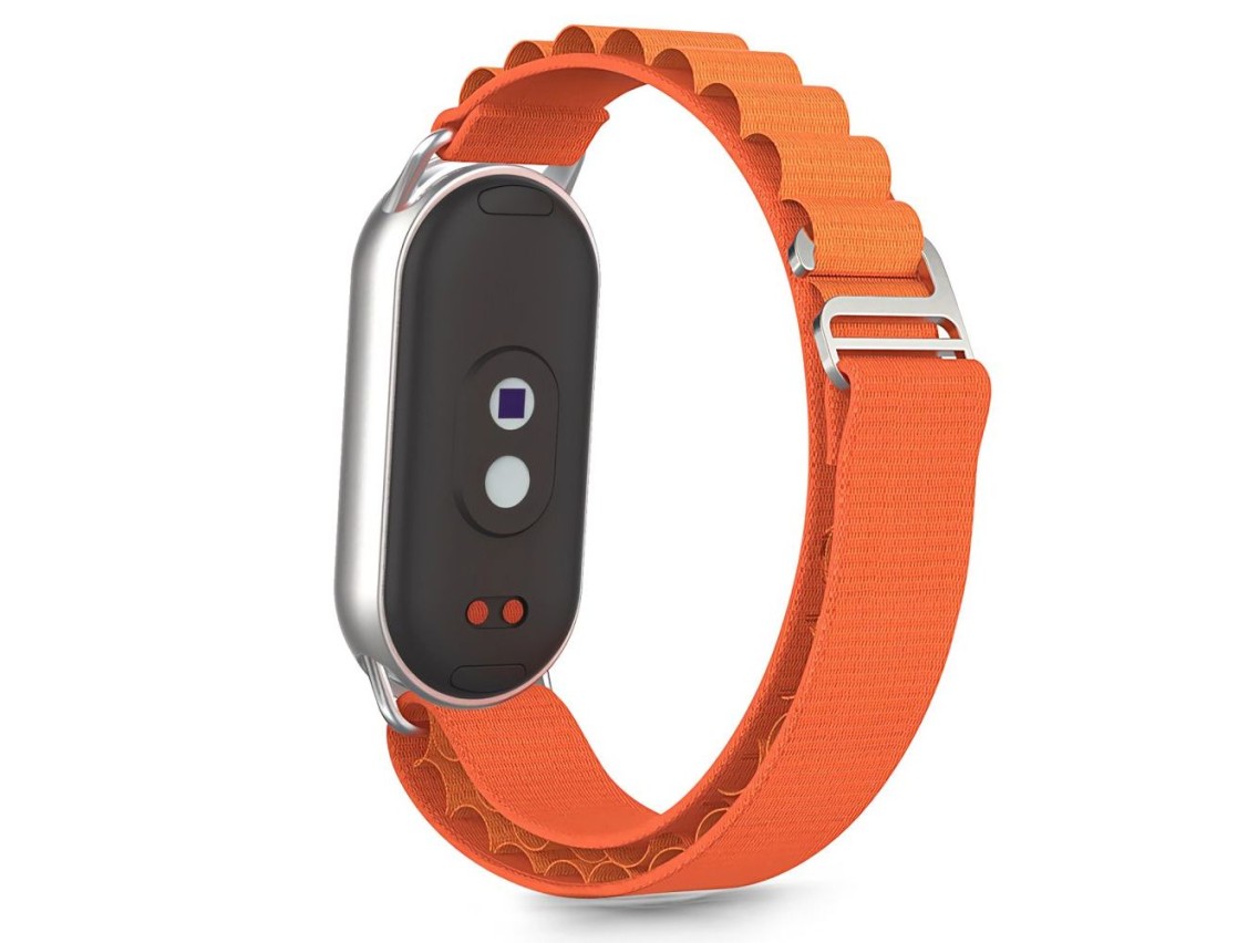 Pulseira Tech-Protect Nylon Pro para Xiaomi Smart Band 8/9/10/NFC - Laranja