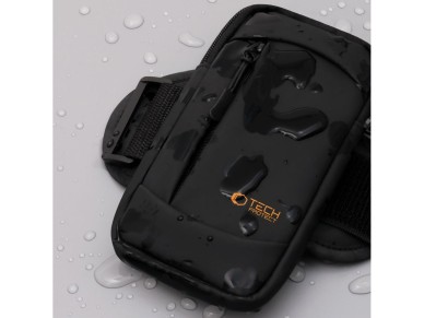 Brazalete deportivo universal Tech-Protect M6 - Negro y naranja