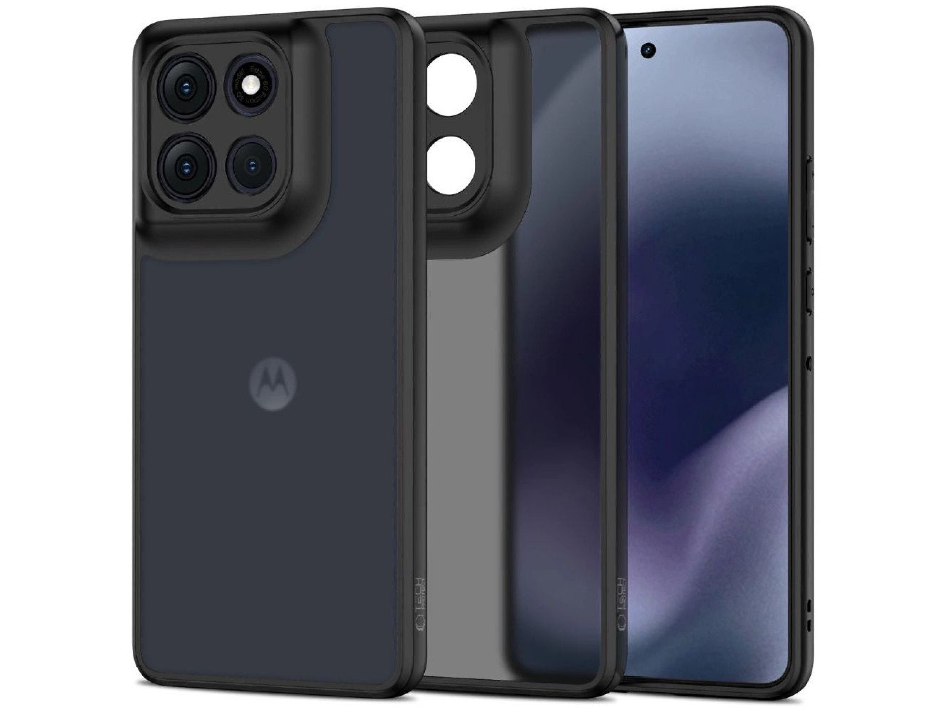 Funda Tech-Protect MagMat para Motorola Moto G86 5G - Negro mate