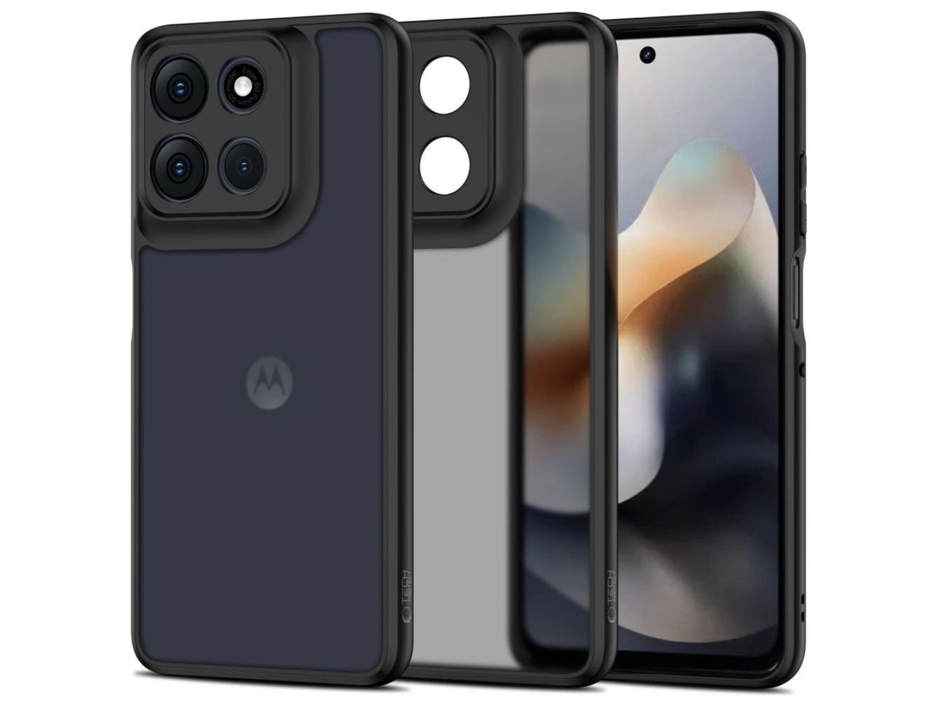 Capa Tech-Protect MagMat para Motorola Moto G56 5G - Preto Fosco