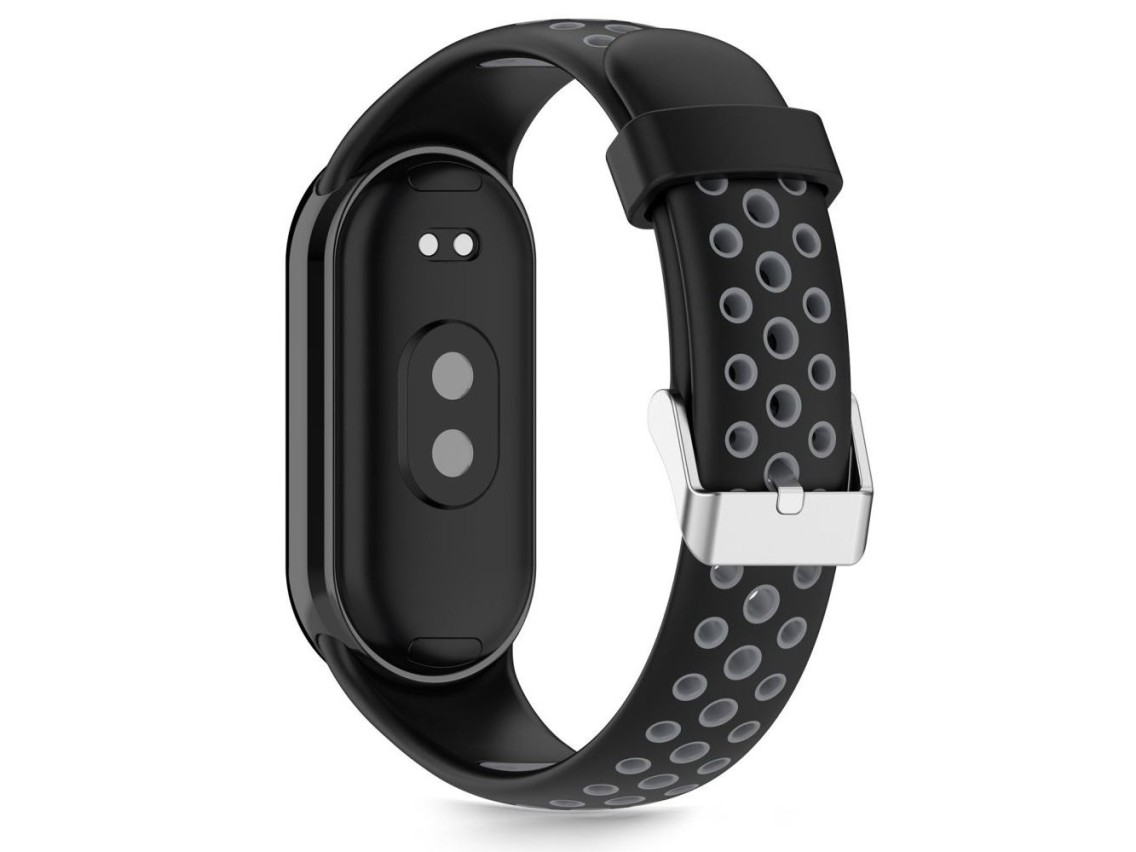 Tech-Protect IconBand Air Strap for Xiaomi Smart Band 8 / 9 / 10 / NFC - Black and Gray