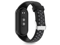 Tech-Protect IconBand Air Strap for Xiaomi Smart Band 8 / 9 / 10 / NFC - Black and Gray