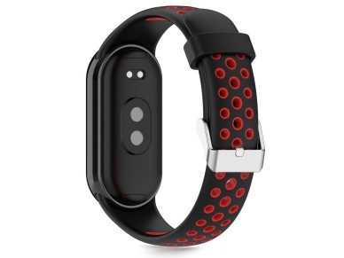 Tech-Protect IconBand Air Strap for Xiaomi Smart Band 8 / 9 / 10 / NFC - Black and Red Tech-Protect IconBand Air Strap for Xiaomi Smart Band 8 / 9 / 10 / NFC - Black and Red
