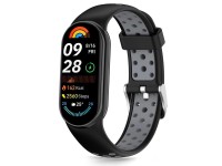 Tech-Protect IconBand Air Strap for Xiaomi Smart Band 8 / 9 / 10 / NFC - Black and Gray
