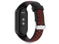 Pulseira Tech-Protect IconBand Air para Xiaomi Smart Band 8/9/10/NFC - Preta e Vermelha Pulseira Tech-Protect IconBand Air para Xiaomi Smart Band 8/9/10/NFC - Preta e Vermelha
