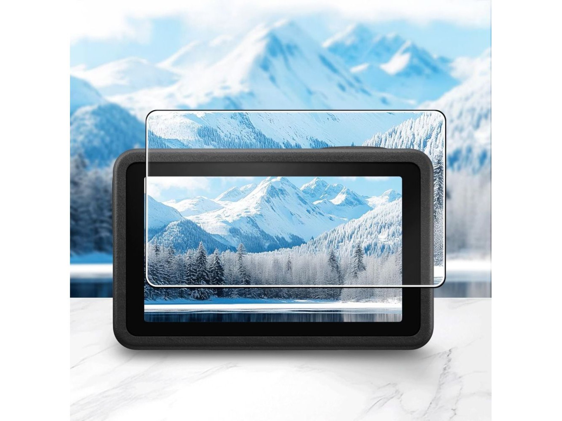 Kit com 2 películas de vidro temperado Tech-Protect Glass Fit+ para DJI Osmo Action 5 Pro - transpar