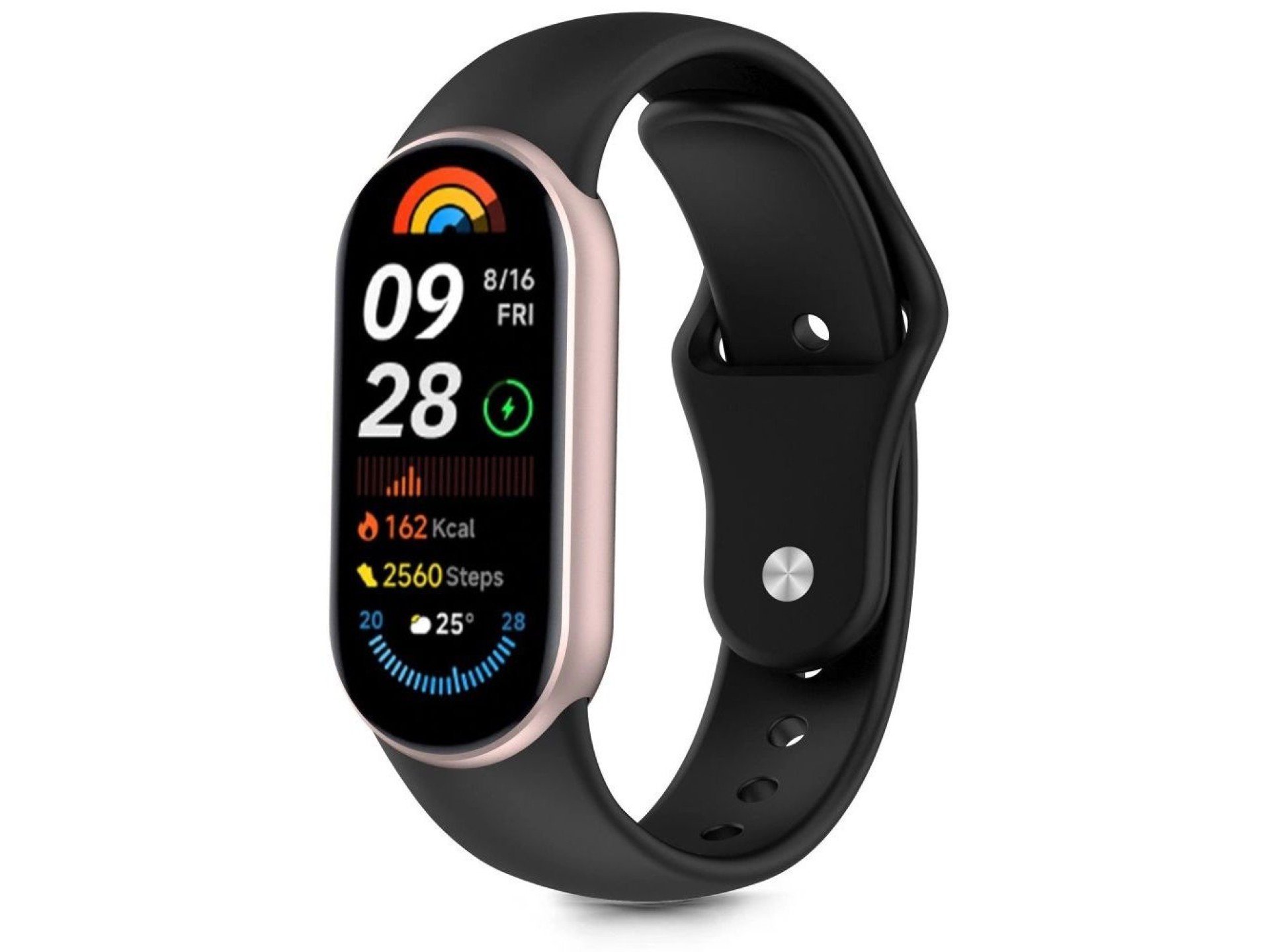 Tech-Protect IconBand Pure strap for Xiaomi Smart Band 8 / 9 / 10 / NFC - black