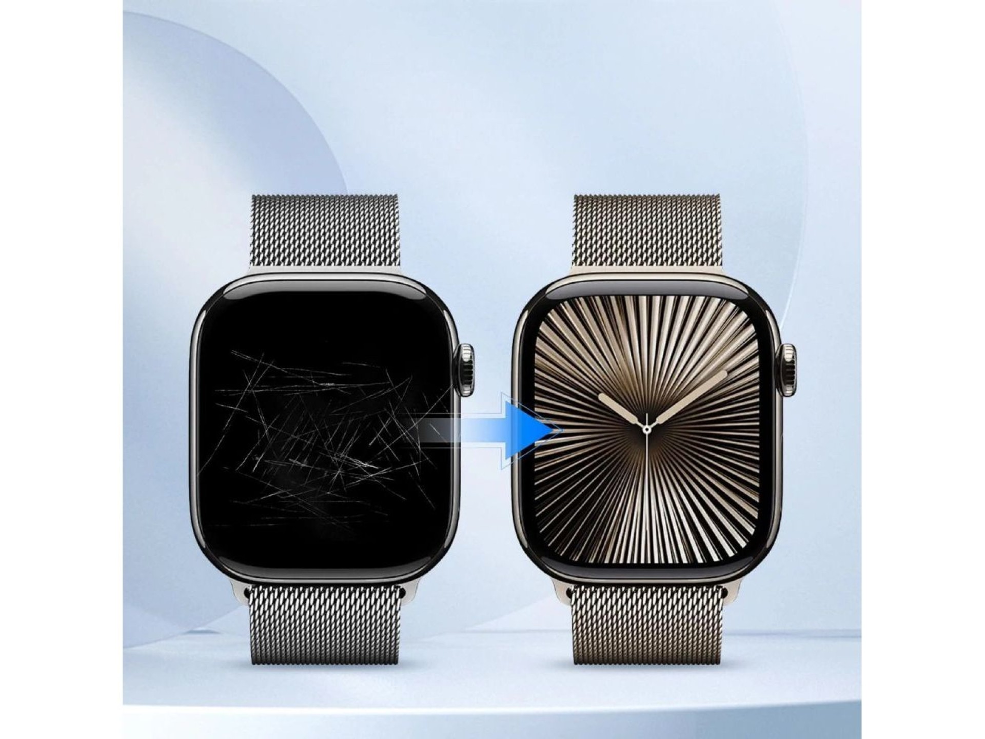 Película protetora de hidrogel Tech-Protect Gydro Flex+ (pacote com 2) para Xiaomi Smart Band 8/9/10