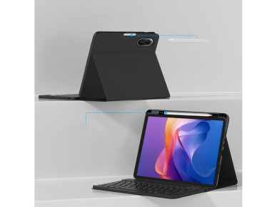 Capa Tech-Protect SC Pen para Xiaomi Redmi Pad 2 11.0 com teclado - Preta