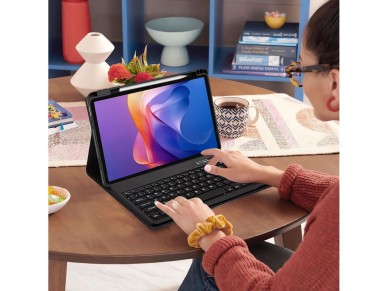 Capa Tech-Protect SC Pen para Xiaomi Redmi Pad 2 11.0 com teclado - Preta