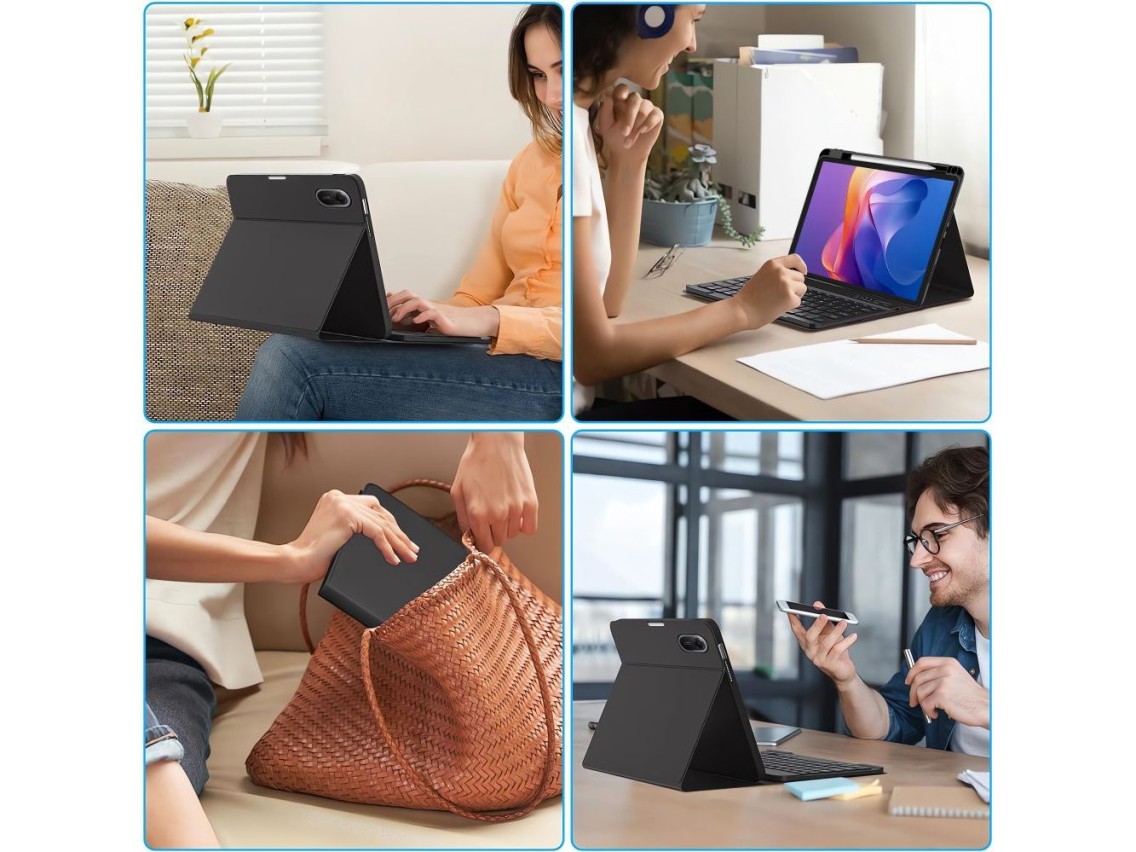 Tech-Protect SC Pen Case for Xiaomi Redmi Pad 2 11.0 with Keyboard - Black