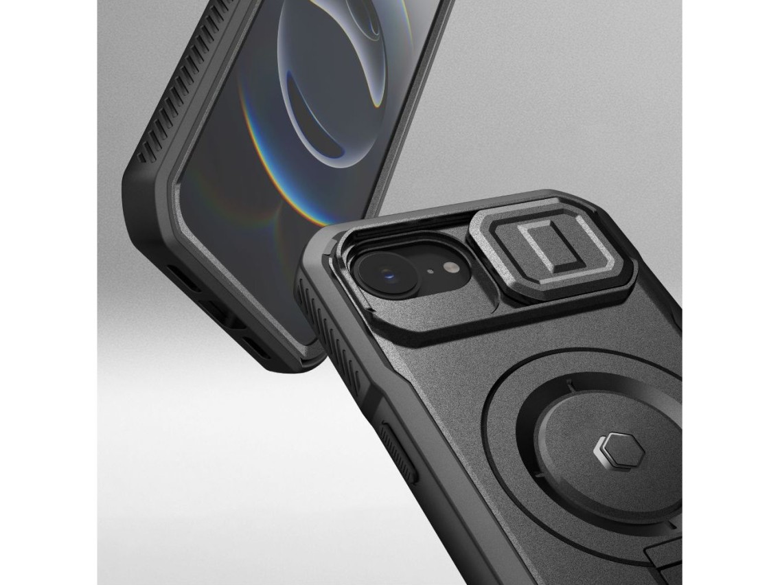 Tech-Protect Kevlar Magsafe Case for iPhone 16e / 17e - Black