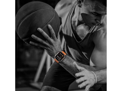 Tech-Protect Nylon Strap for Apple Watch 44 / 45 / 46 / 49 mm - Orange Tech-Protect Nylon Strap for Apple Watch 44 / 45 / 46 / 49 mm - Orange