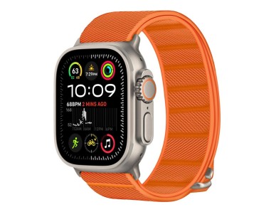 Pulseira de nylon Tech-Protect para Apple Watch 44/45/46/49 mm - Laranja