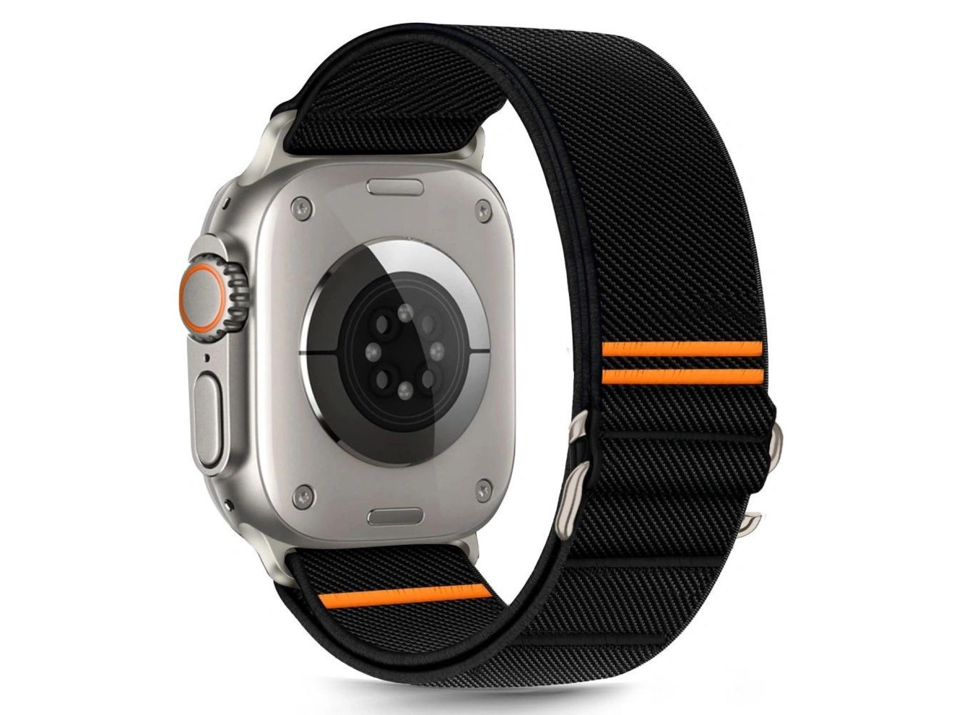 Pulseira de nylon Tech-Protect para Apple Watch 44/45/46/49 mm - Preta