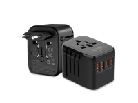Adaptador Tech-Protect TA200 UE / Reino Unido / EUA / AU - preto Adaptador Tech-Protect TA200 UE / Reino Unido / EUA / AU - preto