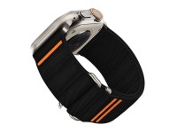 Pulseira de nylon Tech-Protect para Apple Watch 44/45/46/49 mm - Preta Pulseira de nylon Tech-Protect para Apple Watch 44/45/46/49 mm - Preta