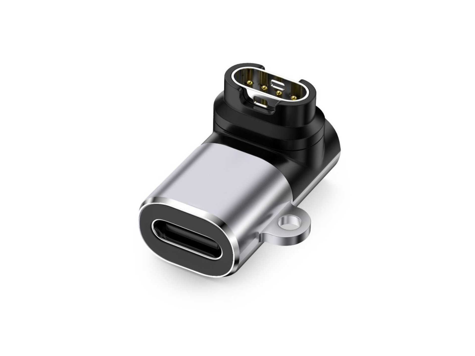 Adaptador angular USB-C Tech-Protect Ultraboost para relógios Garmin - Cinza