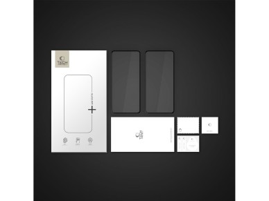 Protector de pantalla de vidrio templado Tech-Protect Glass Fit+ (paquete de 2) para Xiaomi Poco F7 