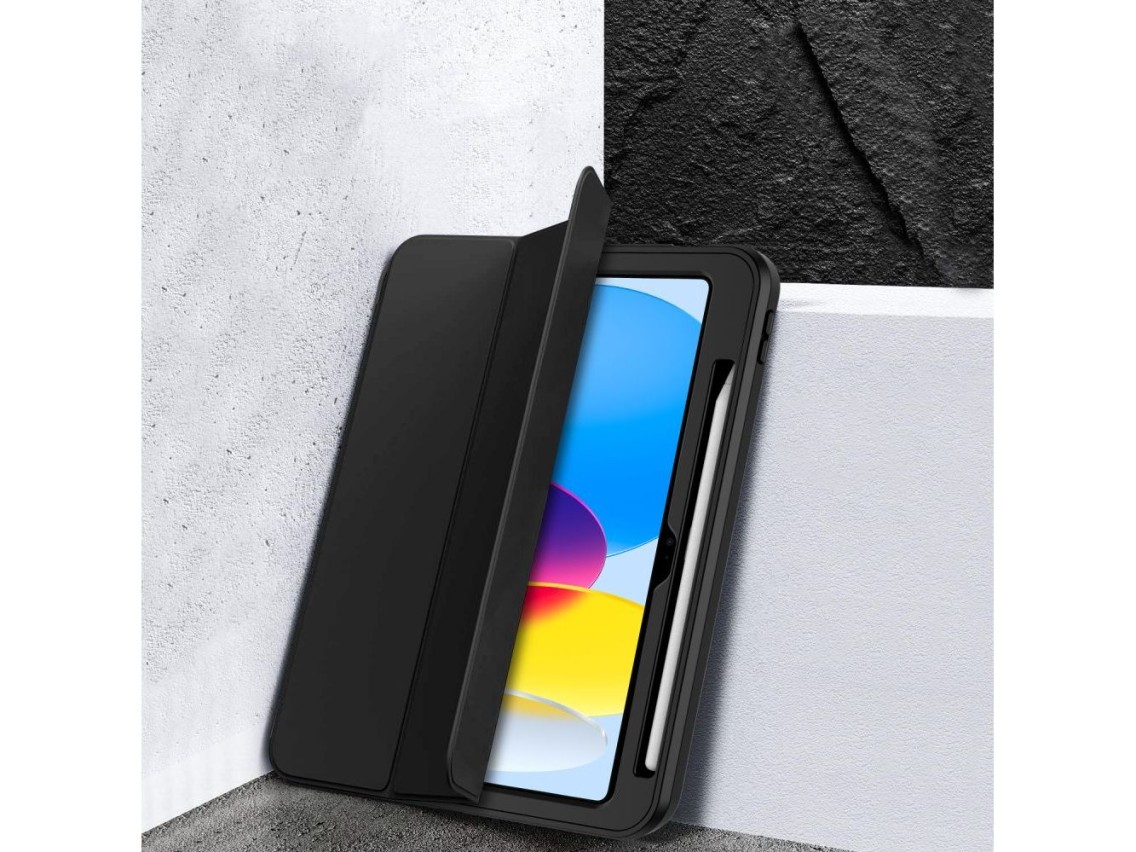 Capa Tech-Protect Endurance para iPad 10.9” (2022) / 11” (2025) - Preta