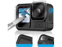 Tech-Protect Glass Fit+ - Pacote com 2 películas de vidro temperado transparentes para GoPro Hero 13 Tech-Protect Glass Fit+ - Pacote com 2 películas de vidro temperado transparentes para GoPro Hero 13