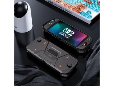Capa Tech-Protect Carbonox para Nintendo Switch 2 - Preta