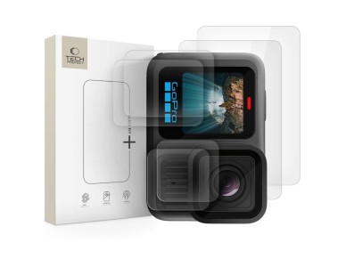 Tech-Protect Glass Fit+ - Pacote com 2 pel�culas de vidro temperado transparentes para GoPro Hero 13