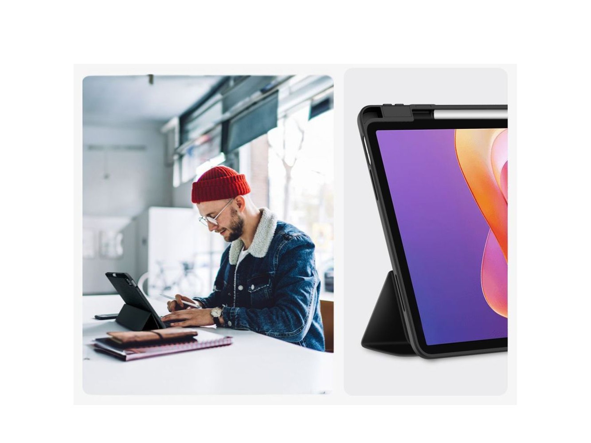 Capa Tech-Protect SC Pen para Xiaomi Redmi Pad 2 11.0 - Preta