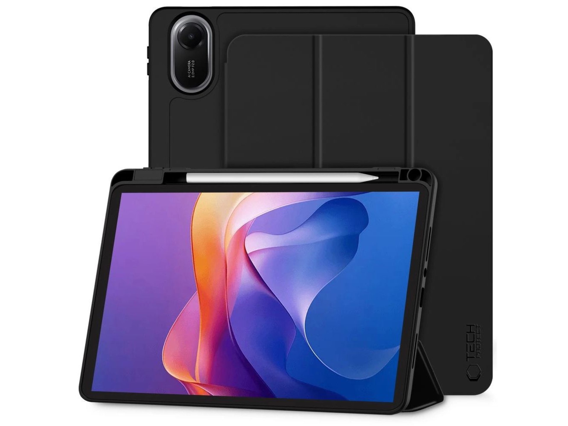 Capa Tech-Protect SC Pen para Xiaomi Redmi Pad 2 11.0 - Preta
