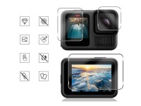 Kit com 2 pel�culas de vidro temperado Tech-Protect Glass Fit+ para GoPro Hero 9 / 10 / 11 / 12 - tr