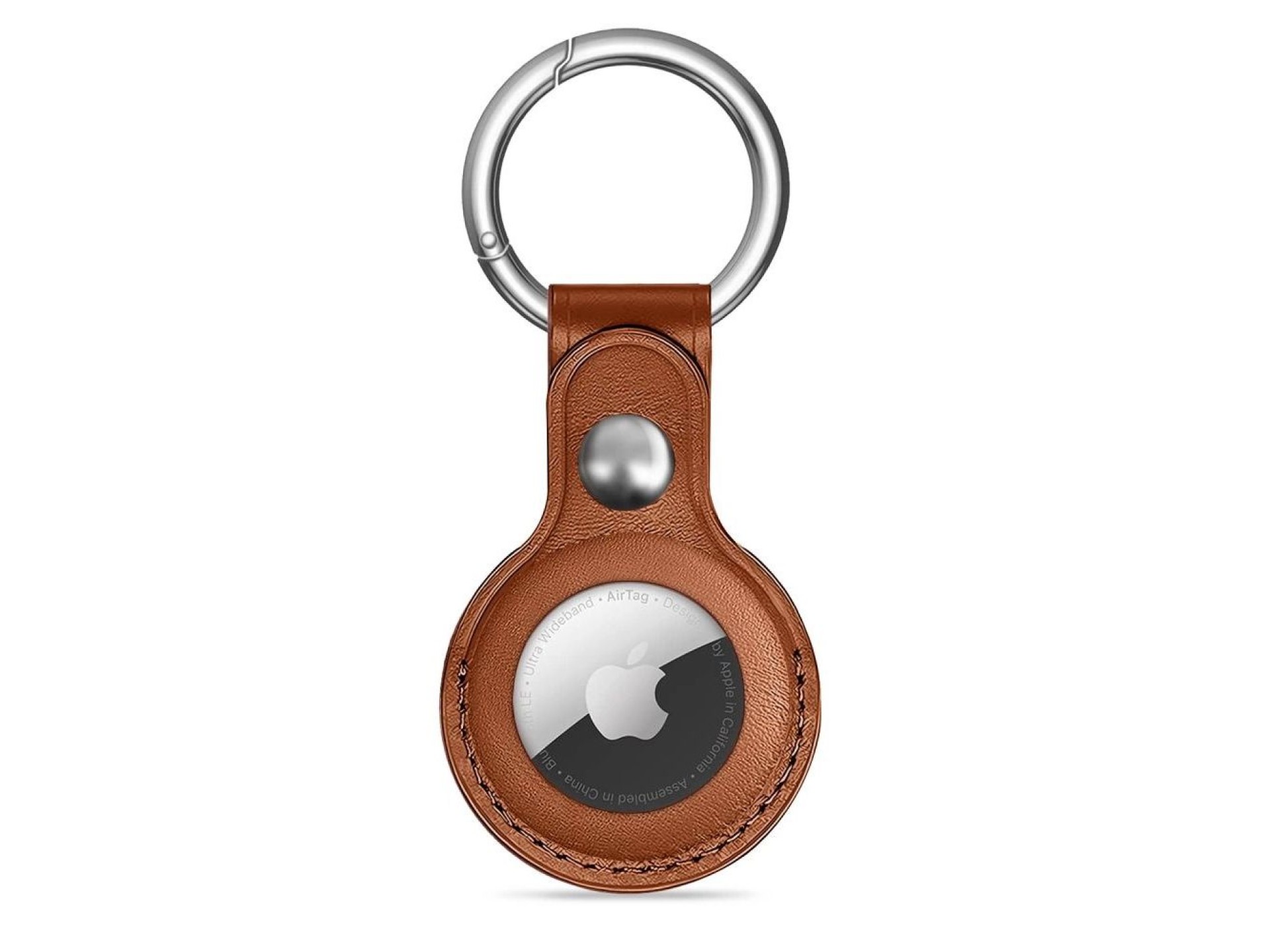 Funda Tech-Protect NaturalFit para Apple AirTag 1/2 - Marrón