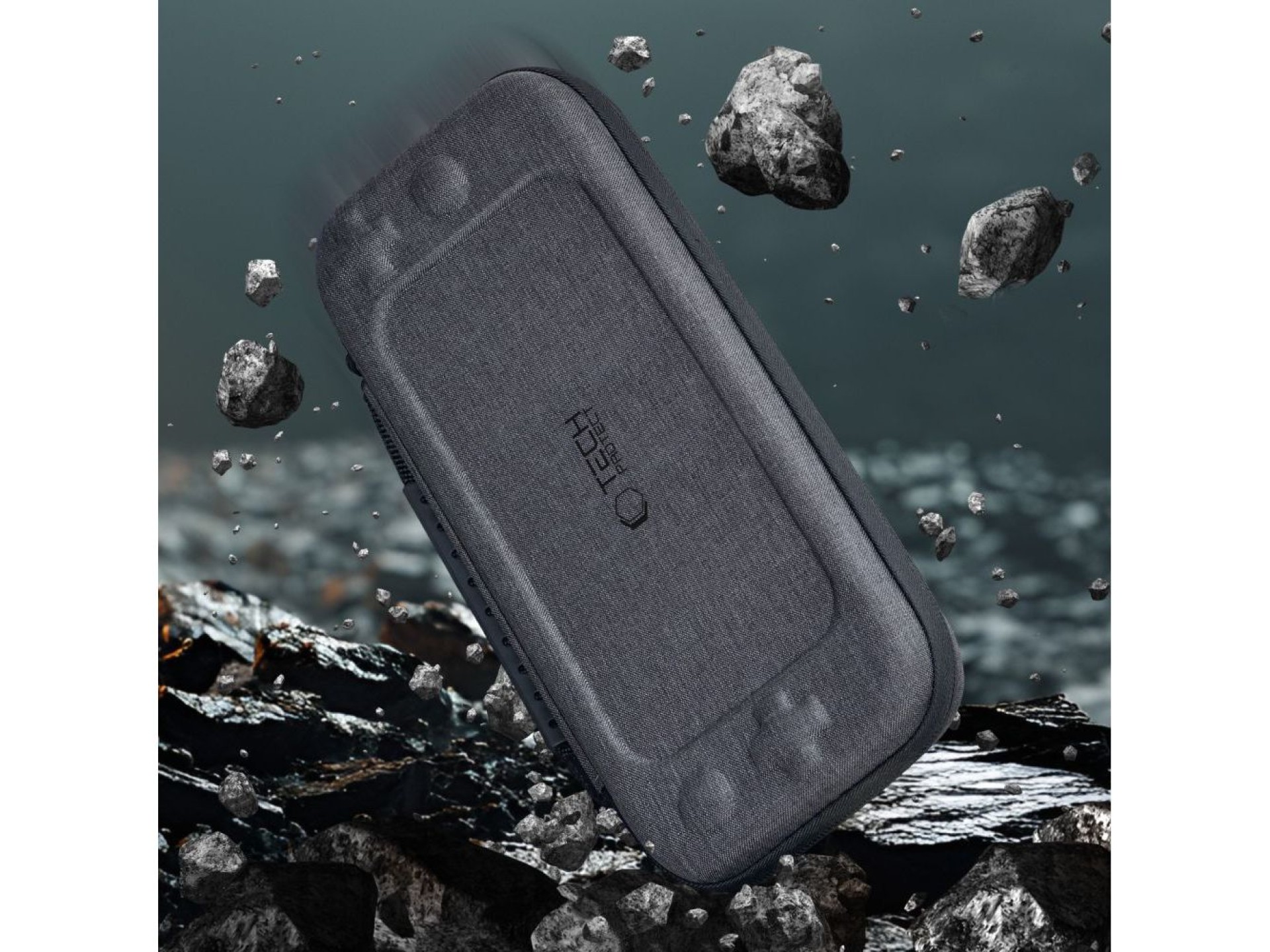 Capa rígida Tech-Protect para Nintendo Switch 2 - cinza