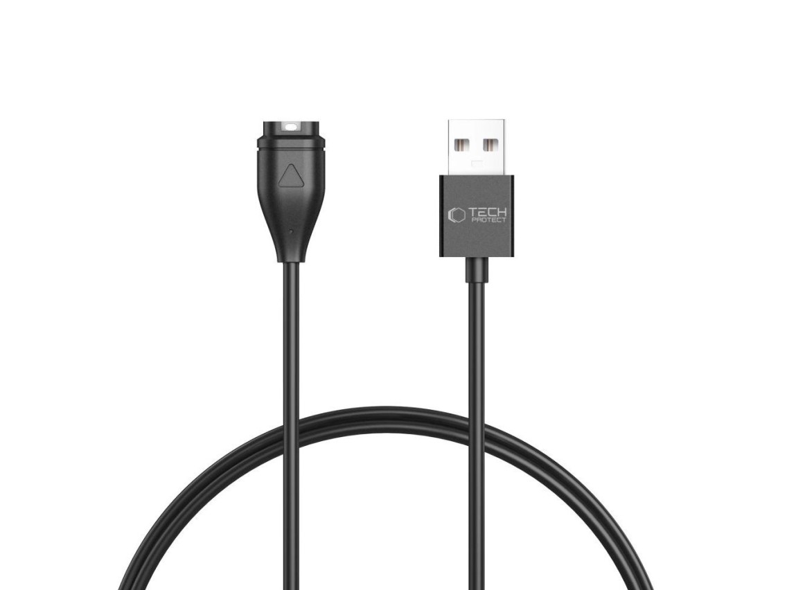 Cabo USB-A Tech-Protect MC04 UltraBoost para rel�gio Garmin, 1 m - Preto