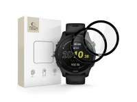 Kit com 2 pel�culas h�bridas Tech-Protect Glass Flex+ para Garmin Forerunner 225/255 Music - pretas