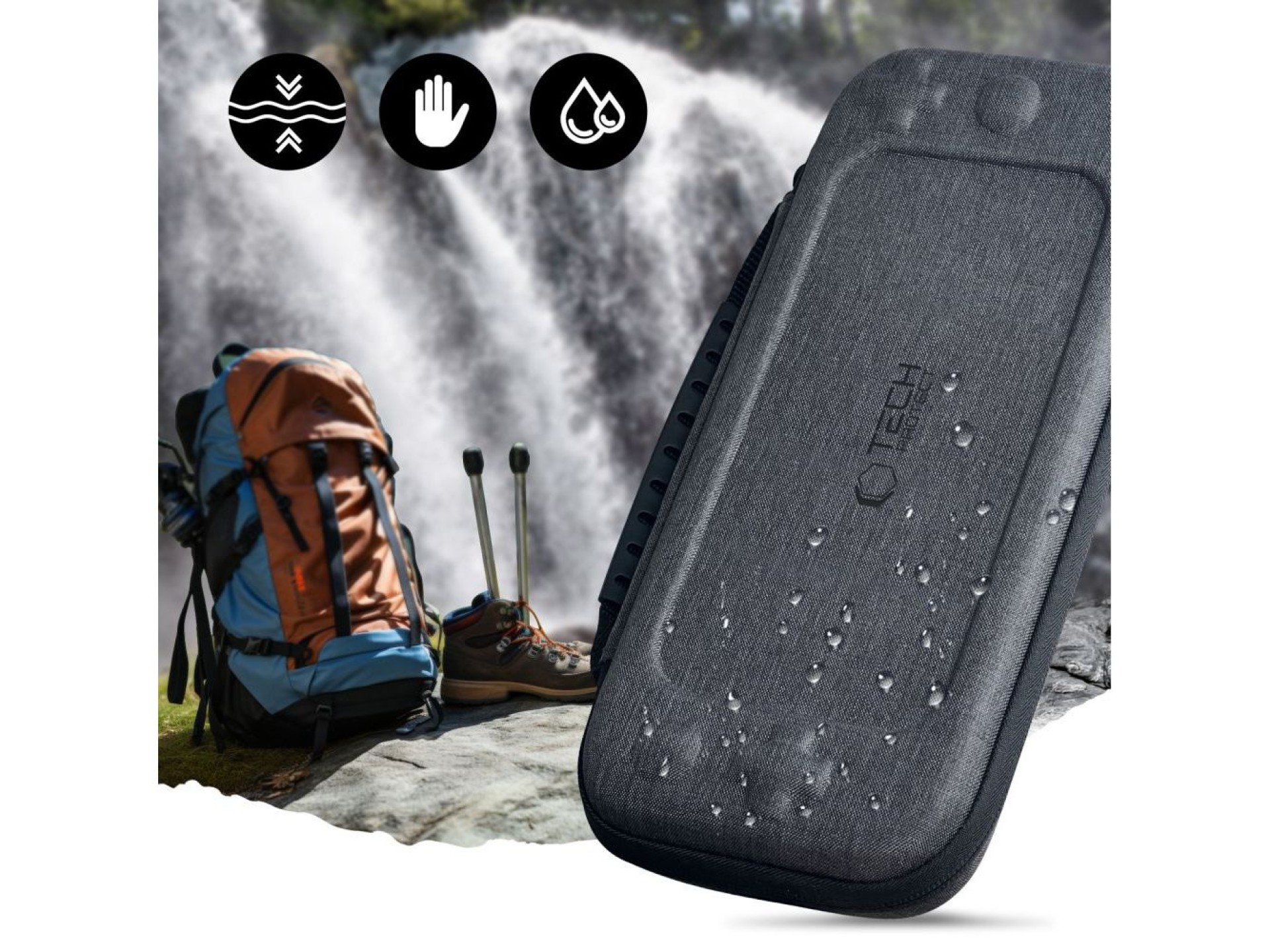 Capa rígida Tech-Protect para Nintendo Switch 2 - cinza