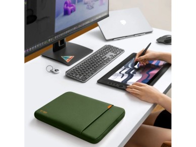 Bolsa para laptop Tech-Protect Defender 13-14 - Verde