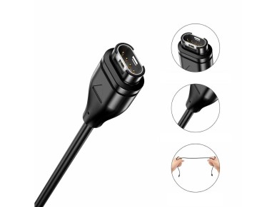 Cabo USB-C Tech-Protect MC04 UltraBoost para rel�gio Garmin, 1 m - Preto