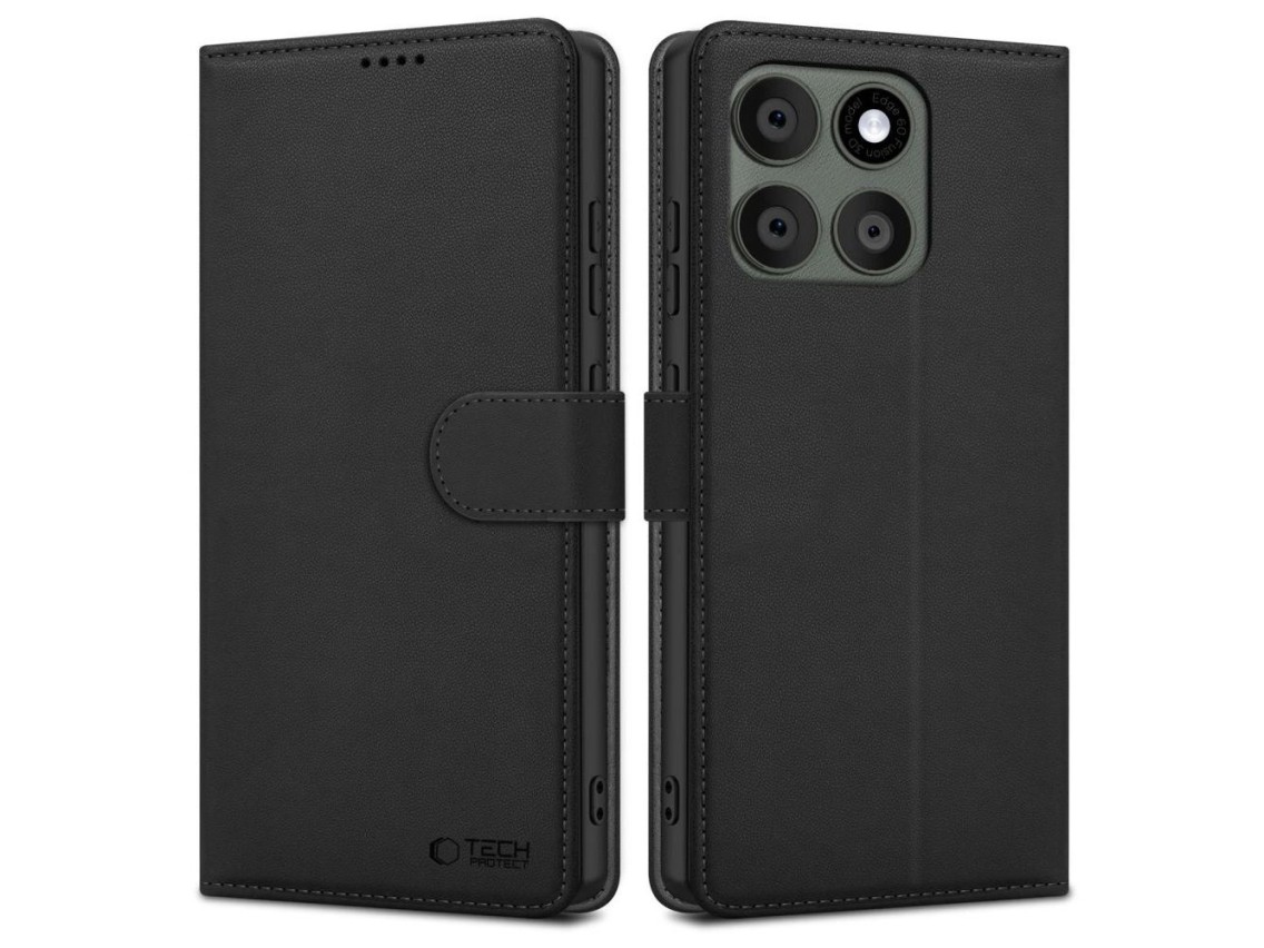 Tech-Protect Wallet Case for Motorola Edge 60 Pro - Black